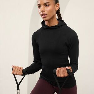 Black Athleta Flurry Baclava Rib Mix Solid